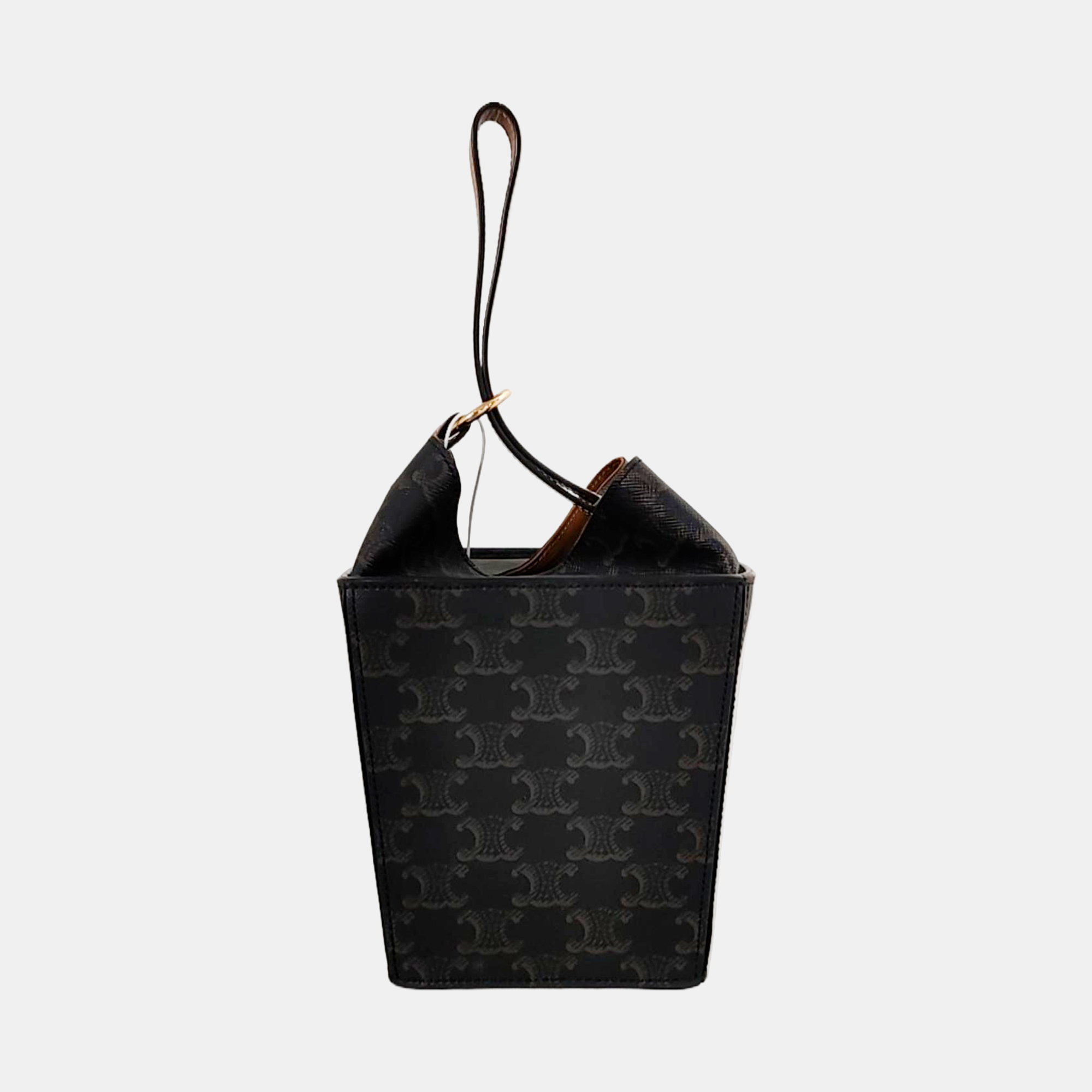 STRAP BOX Coated Canvas Yellow