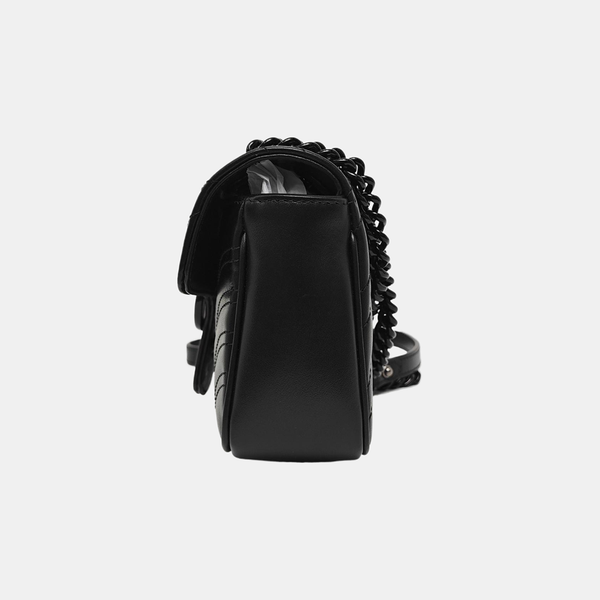 GG Marmont Small Quilted Calfskin Black