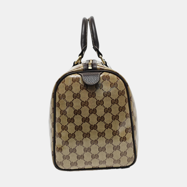 Joy Monogram Coated Canvas Beige