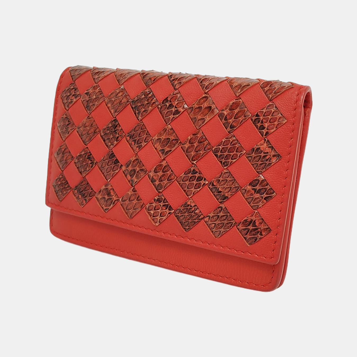 Leather Red Card Holder
