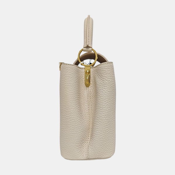 CAPUCINES BB Calfskin Beige