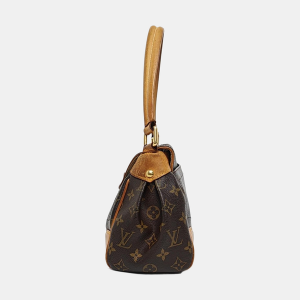 BEVERLY Monogram Coated Canvas Brown