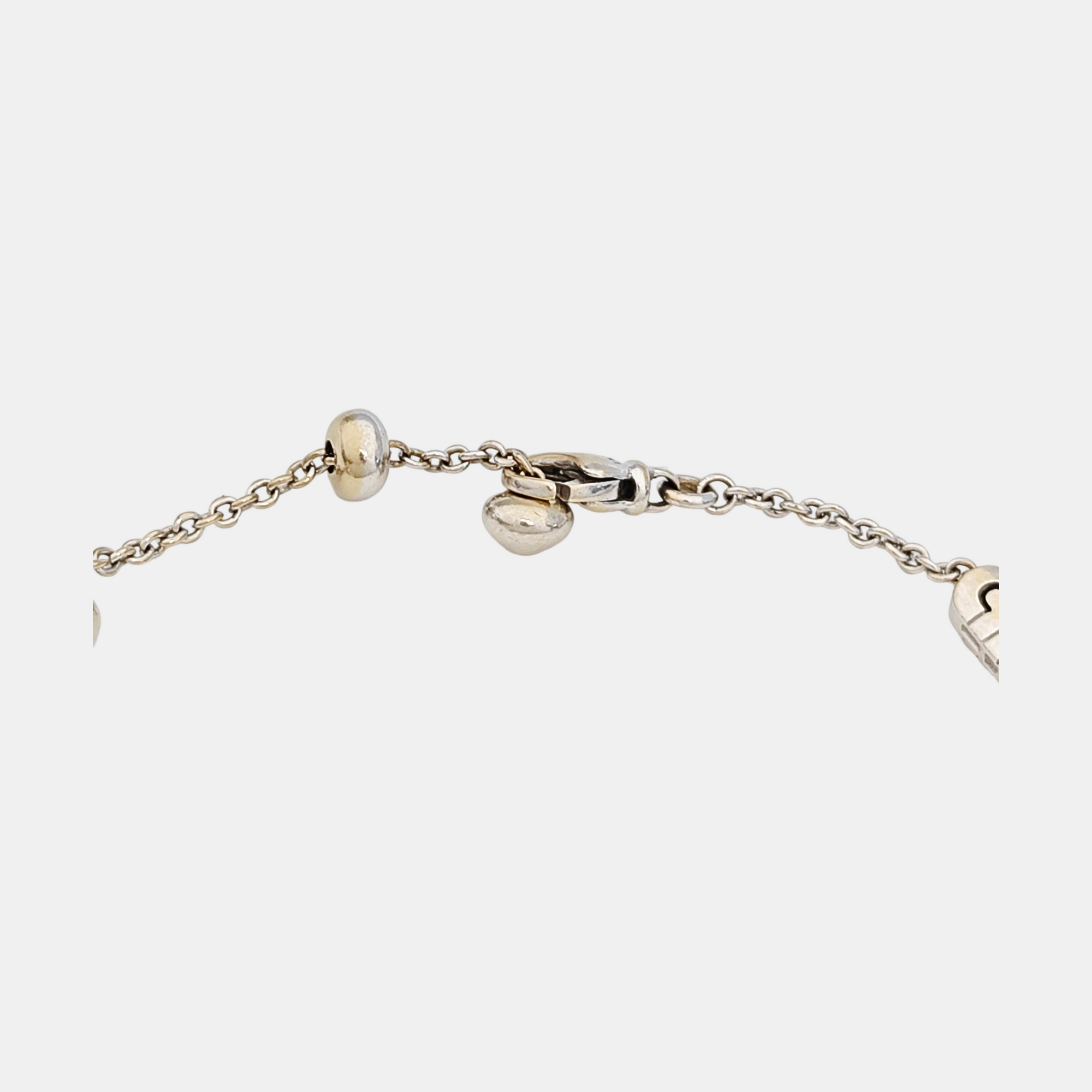 18k White Gold Silver Bracelet