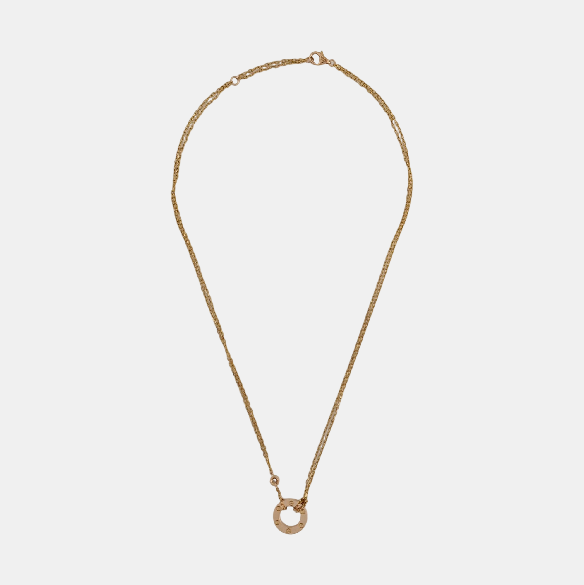 LOVE 18k Rose Gold Necklace