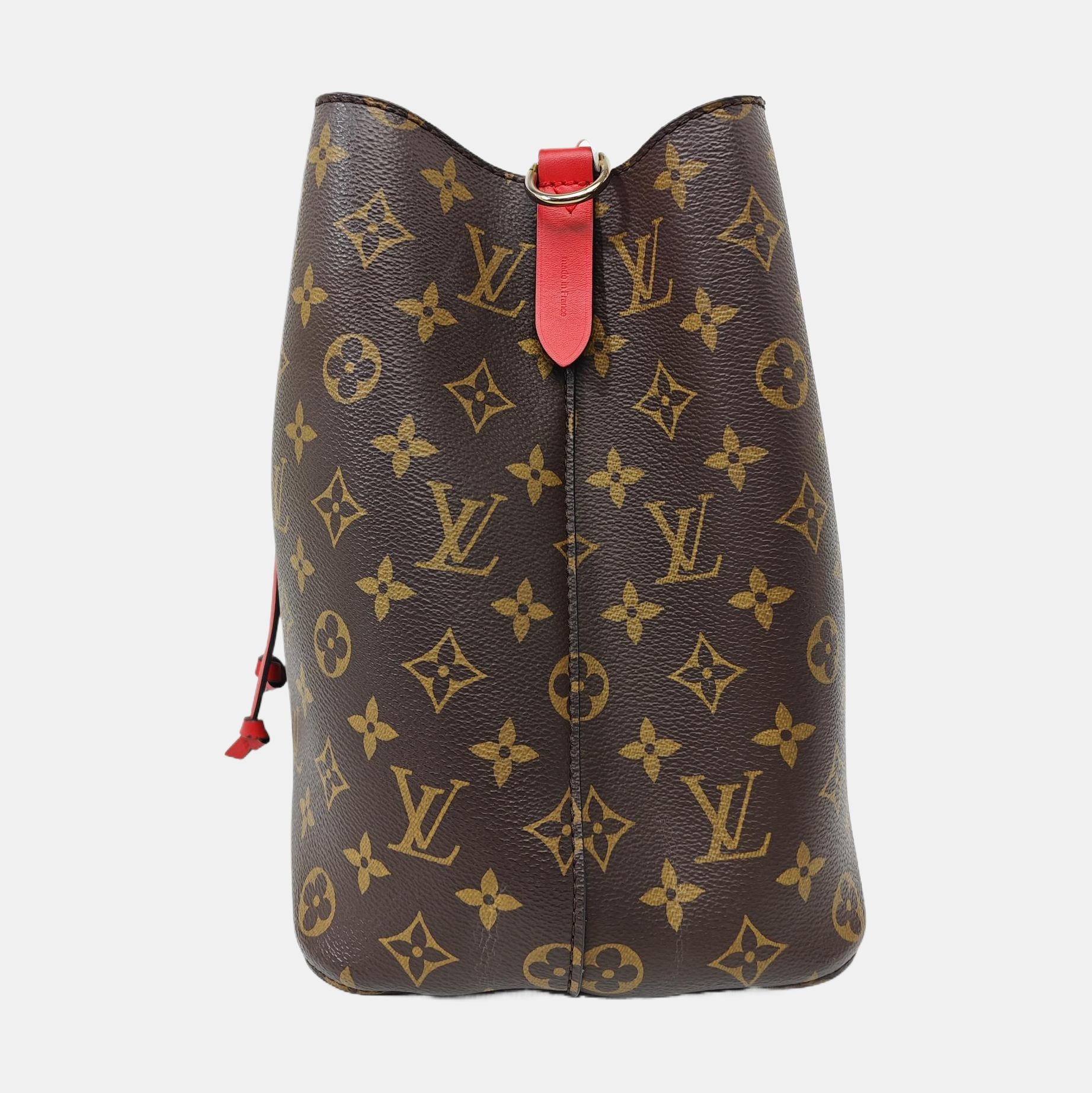 NÉONOÉ MM Monogram Coated Canvas Brown