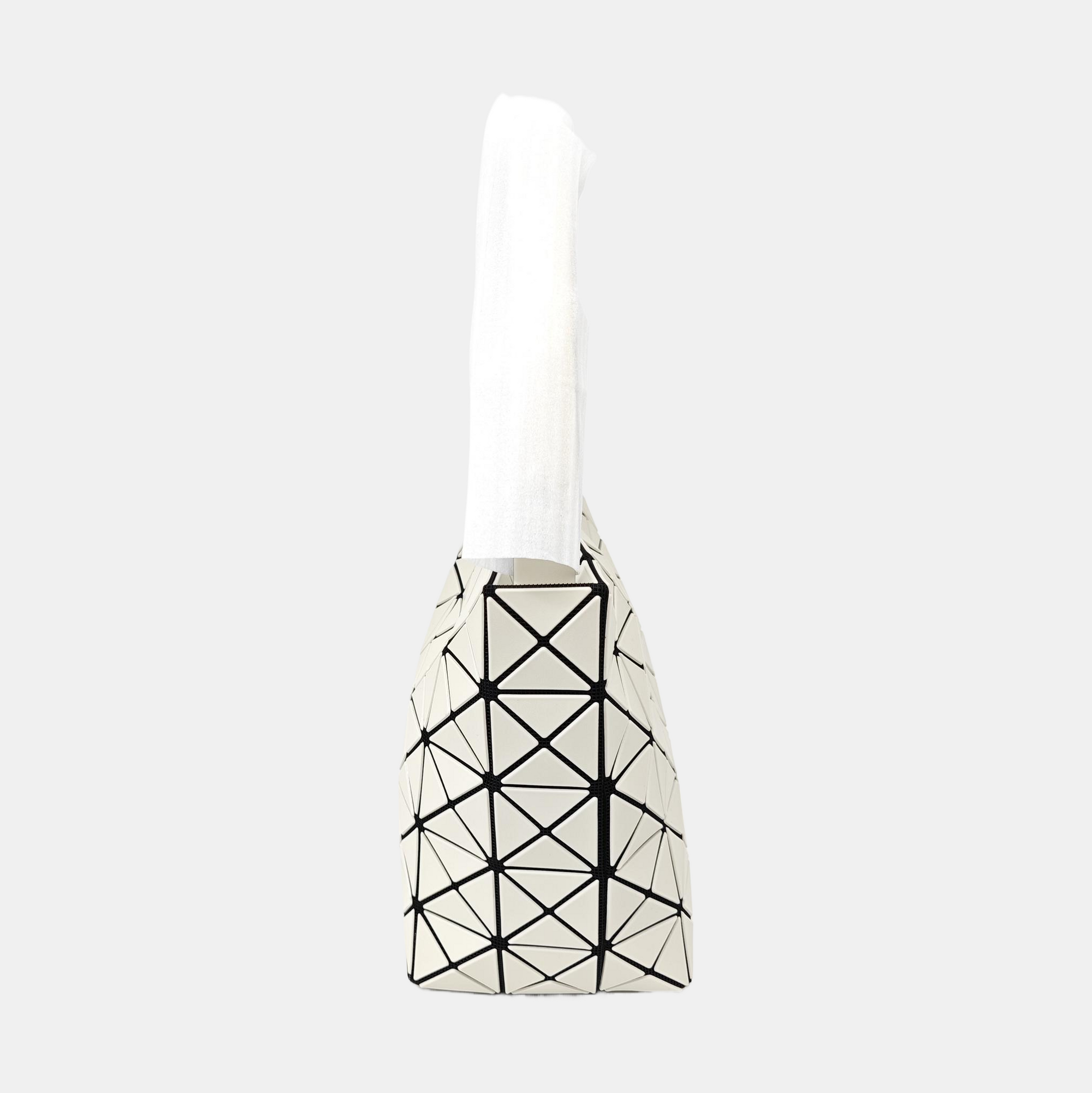 Special Material Bucket Bag Beige