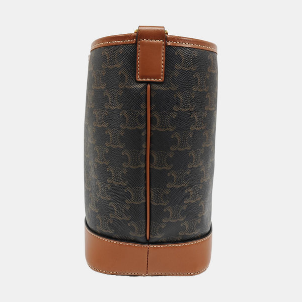 TRIOMPHE CANVAS Small Coated Canvas Brown