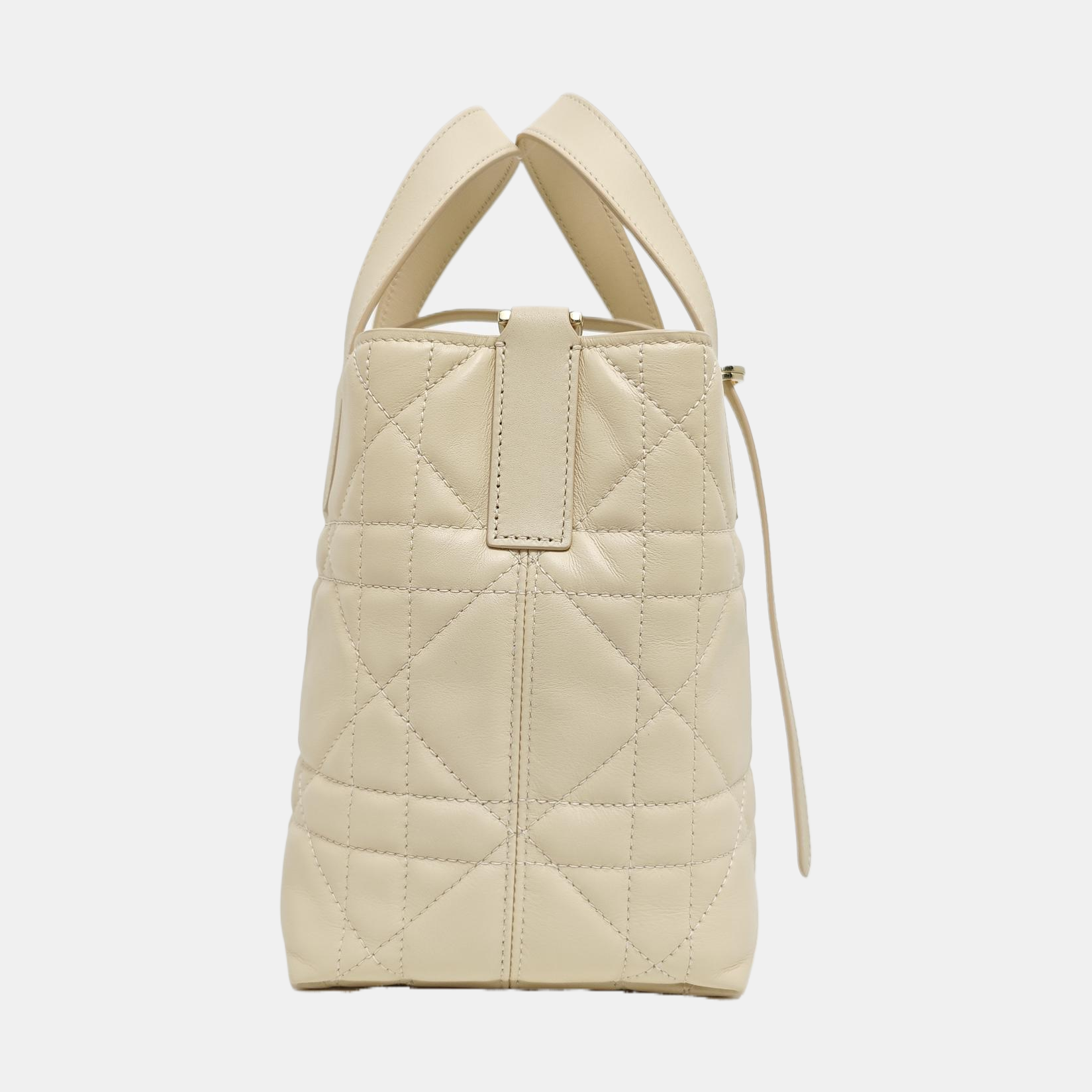 Toujours Small Cannage Calfskin Beige
