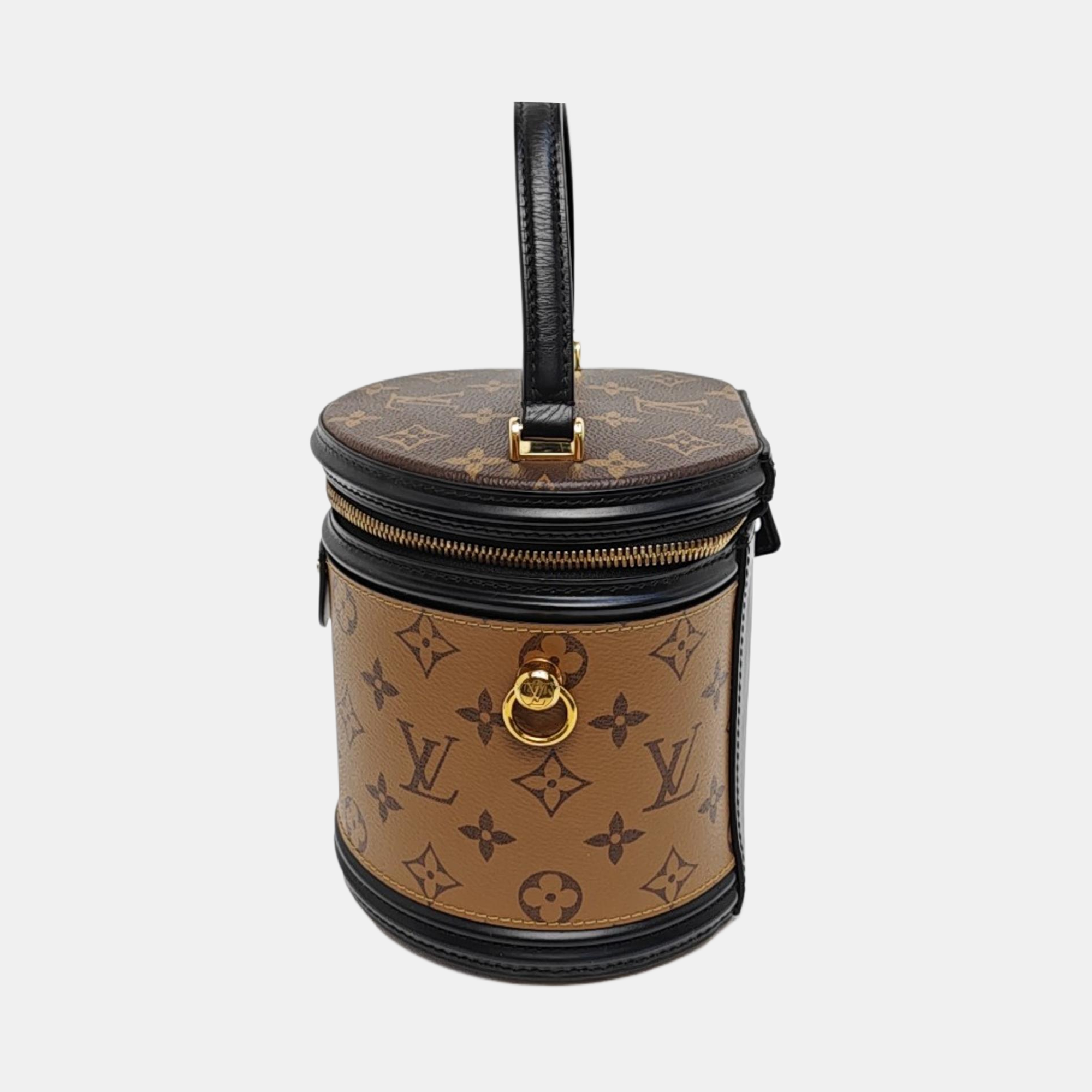 CANNES PM Monogram Coated Canvas Brown