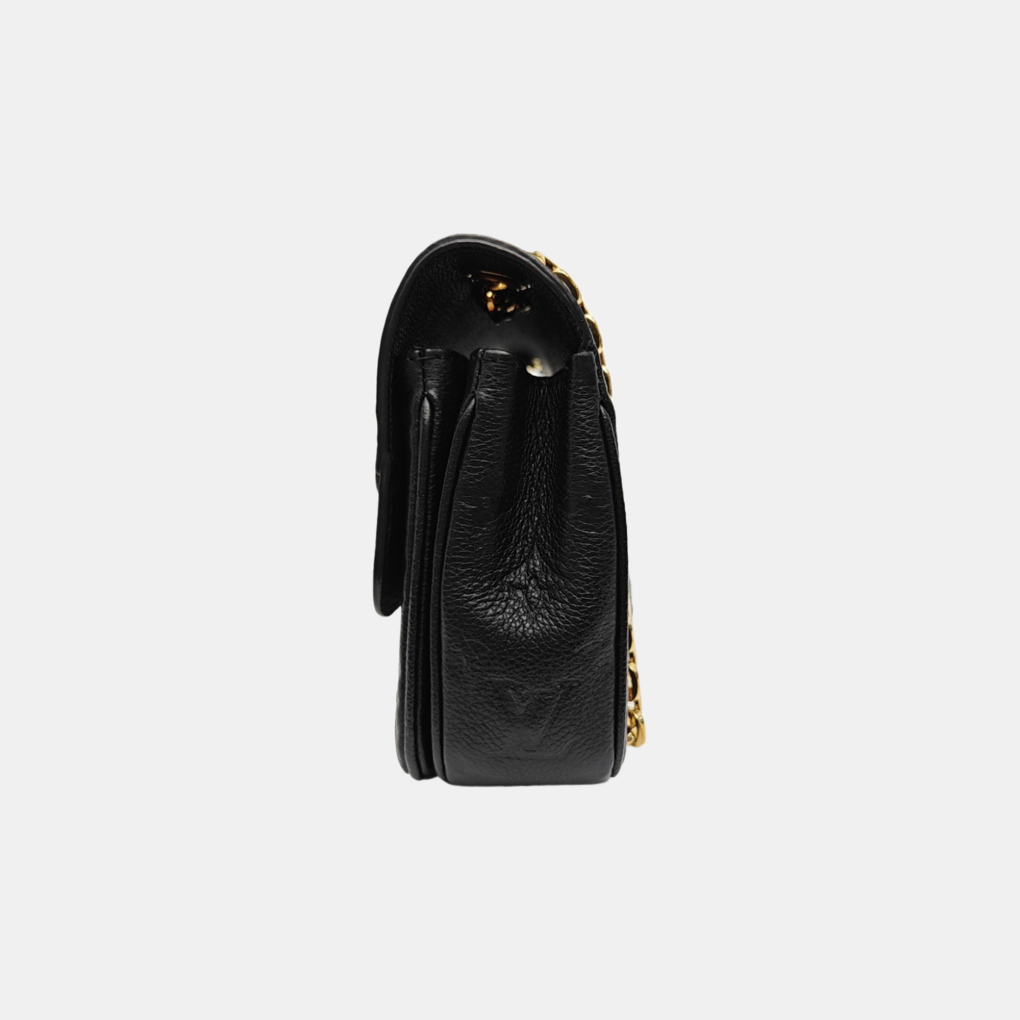 MARCEAU Monogram Calfskin Black