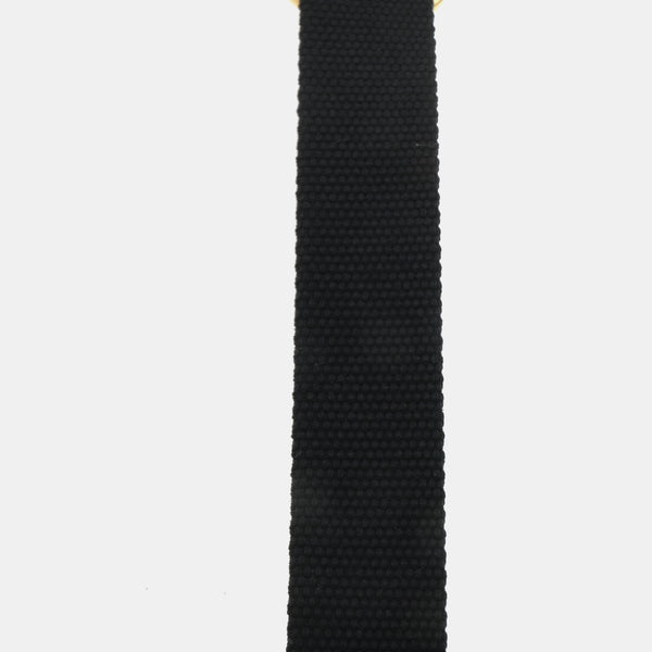 Black Fabric Belt