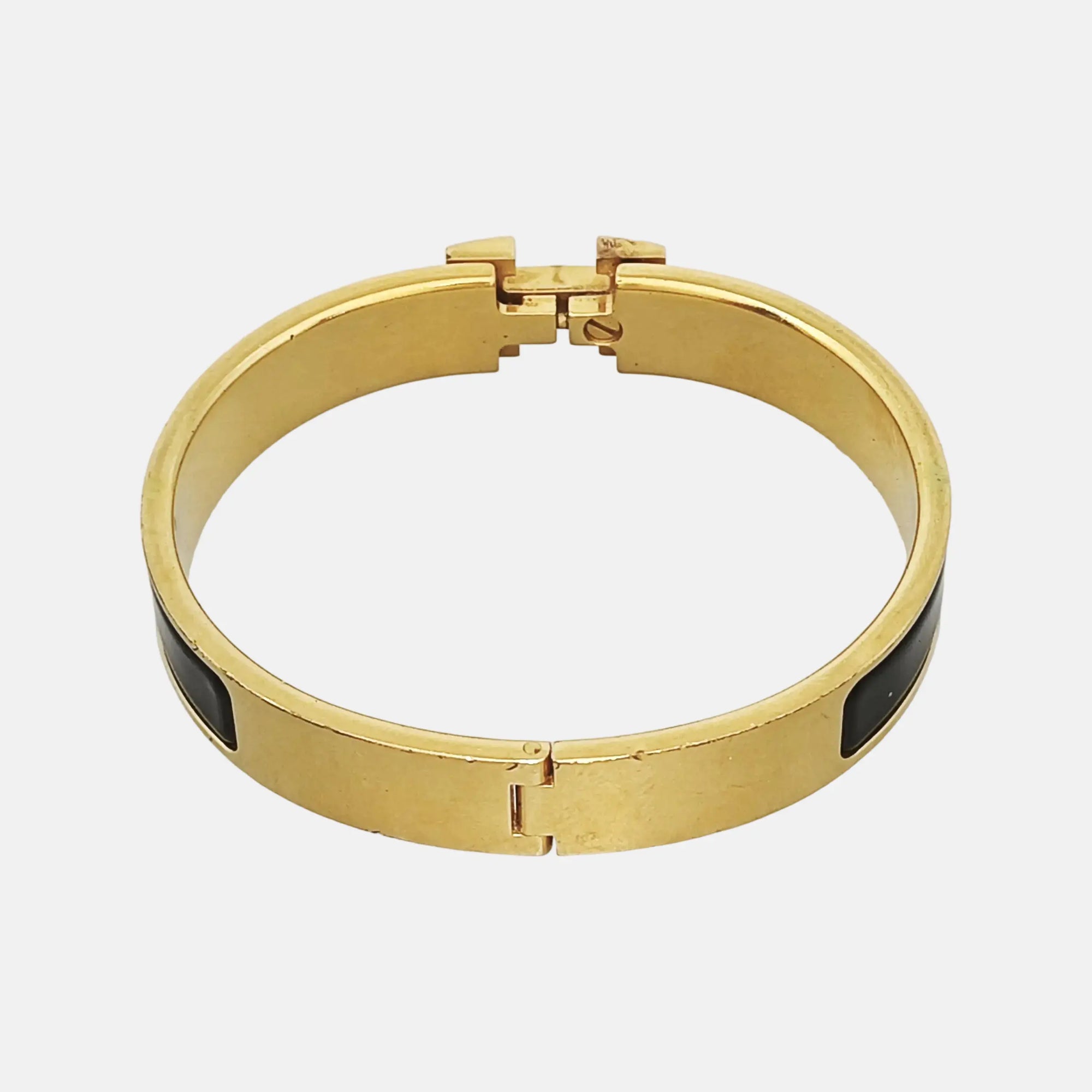 Clic H Metal Gold Bangle