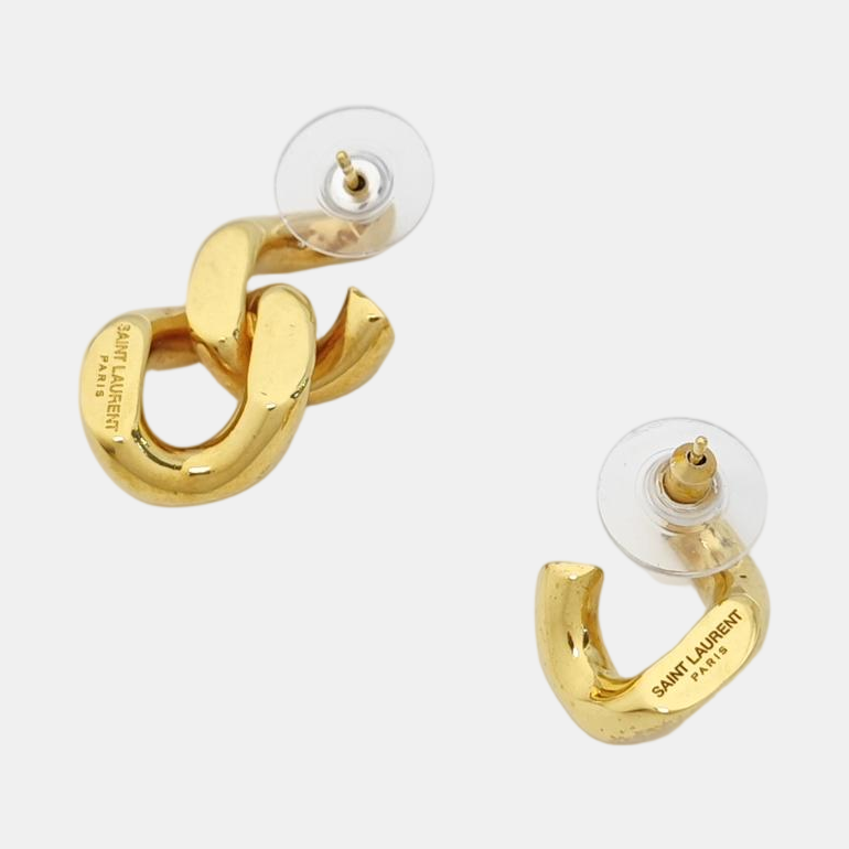 Metal Gold Stud Earrings