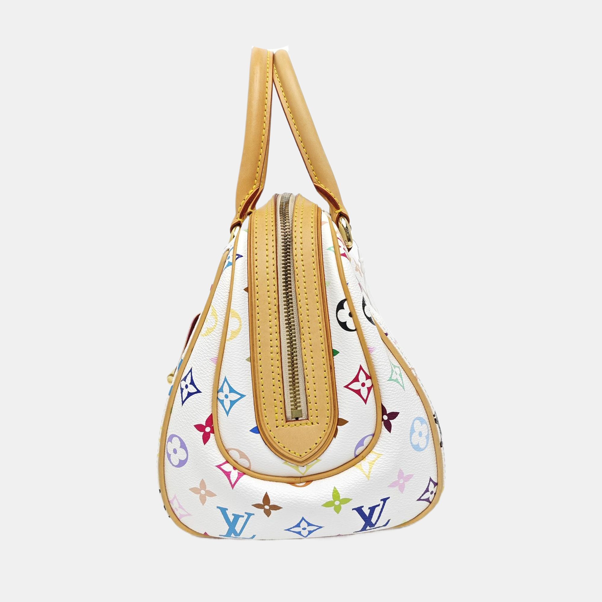 LV × TM PRISCILLA Monogram Coated Canvas White