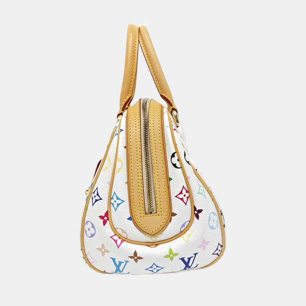 LV × TM PRISCILLA Monogram Coated Canvas White
