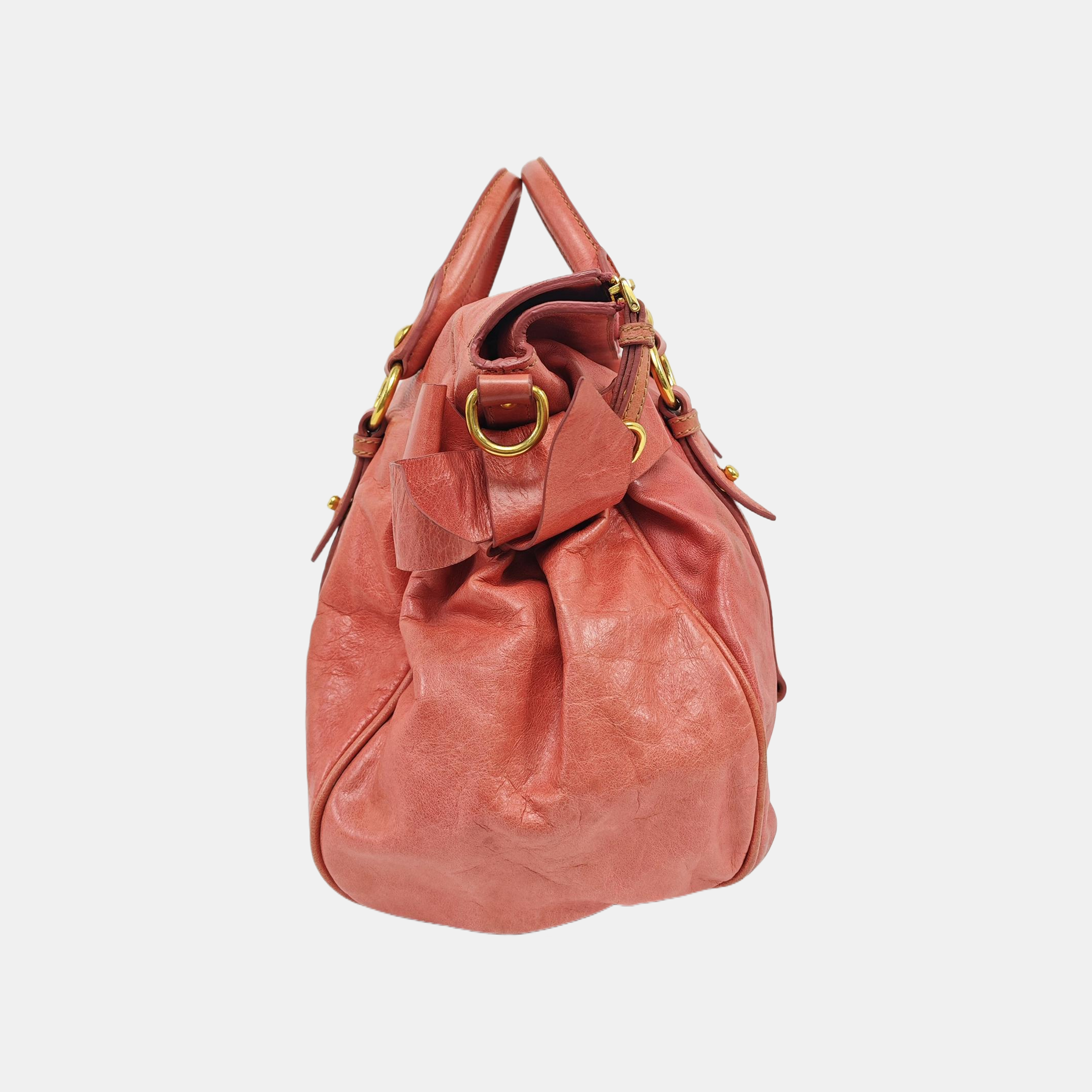 Bow Calfskin Red