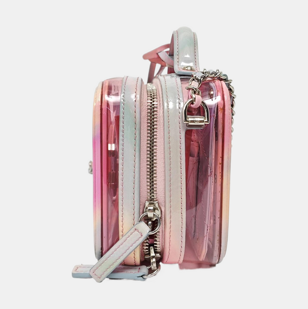 Authenticated pre-owned  FILIGREE Small Quilted Plastic Pink - Shoulder Bag at Looply