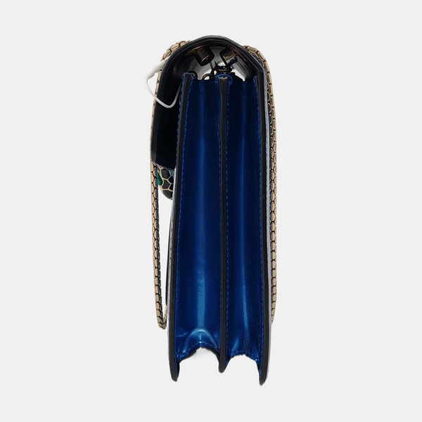 SERPENTI FOREVER Medium Calfskin Blue