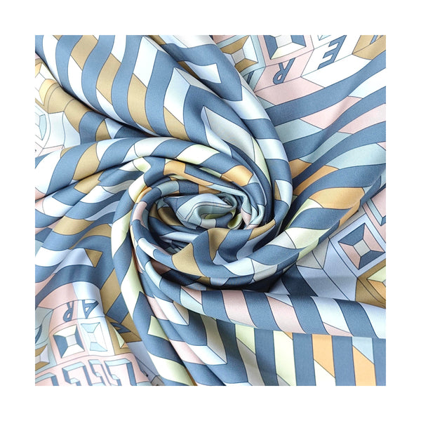 Mulberry Silk Silk Scarf Multicolor