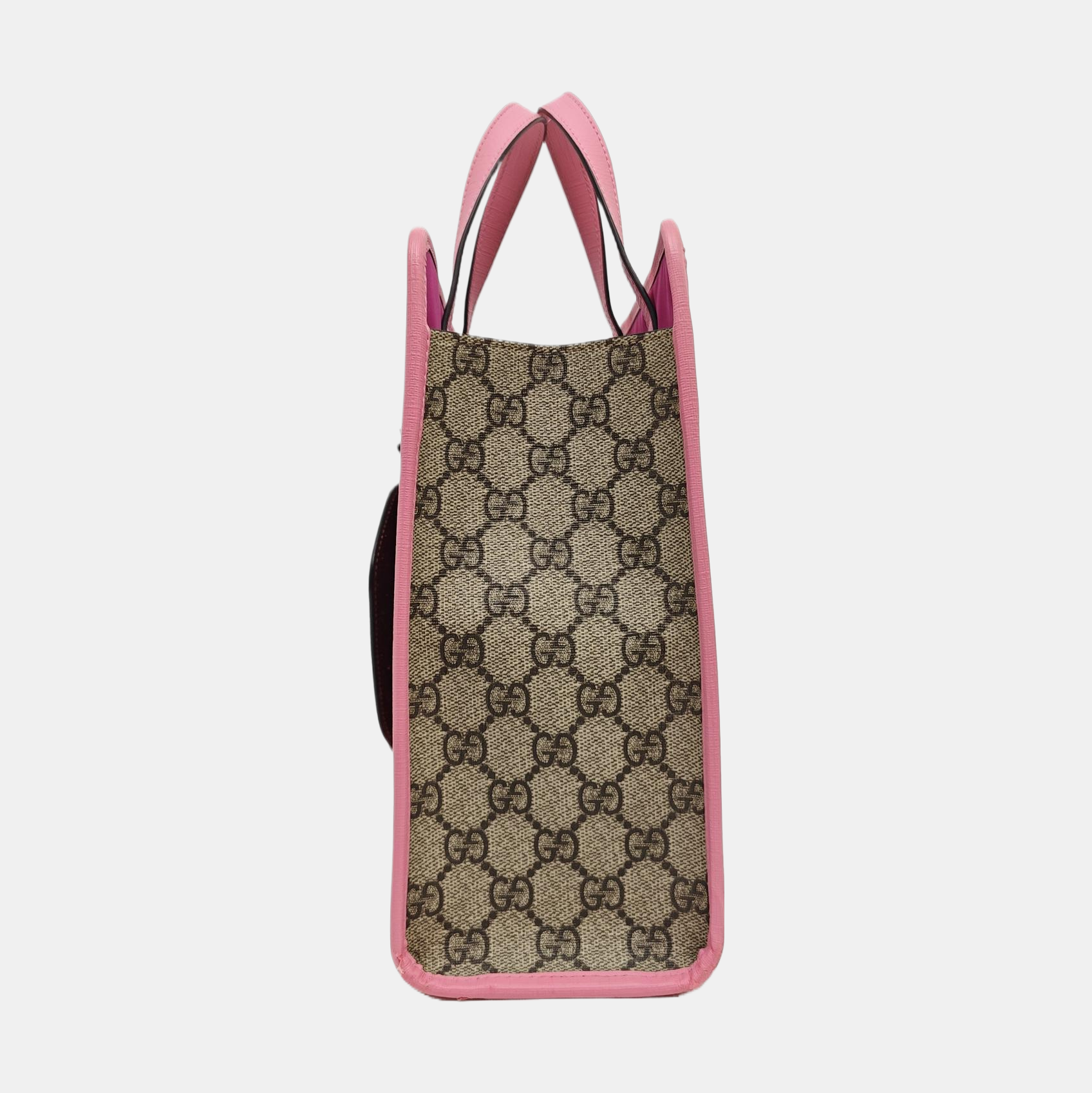 Children’s GG Bucket Monogram Coated Canvas Beige