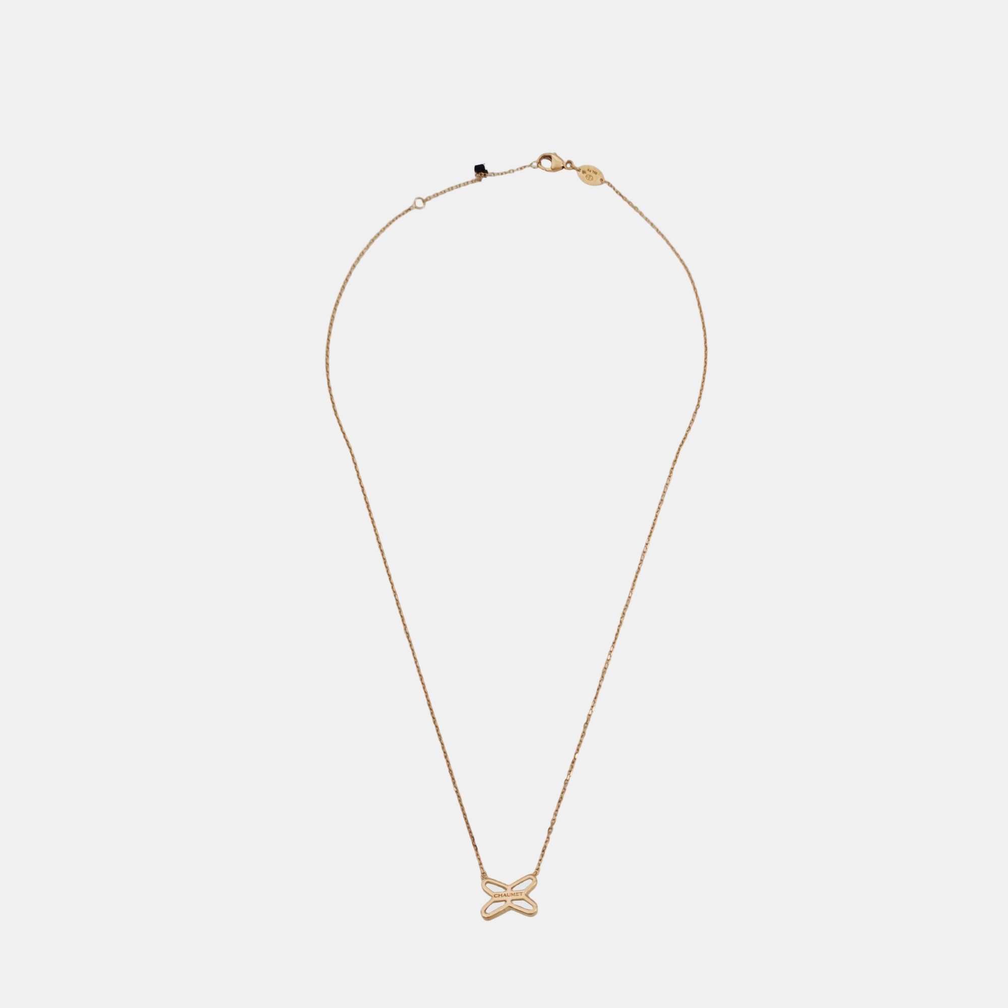 Jeux De Liens 18k Rose Gold Necklace