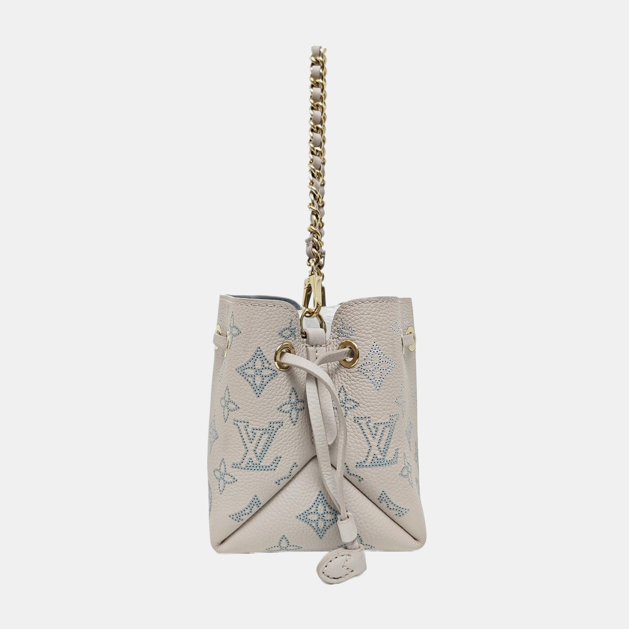 BELLA Monogram Calfskin Gray