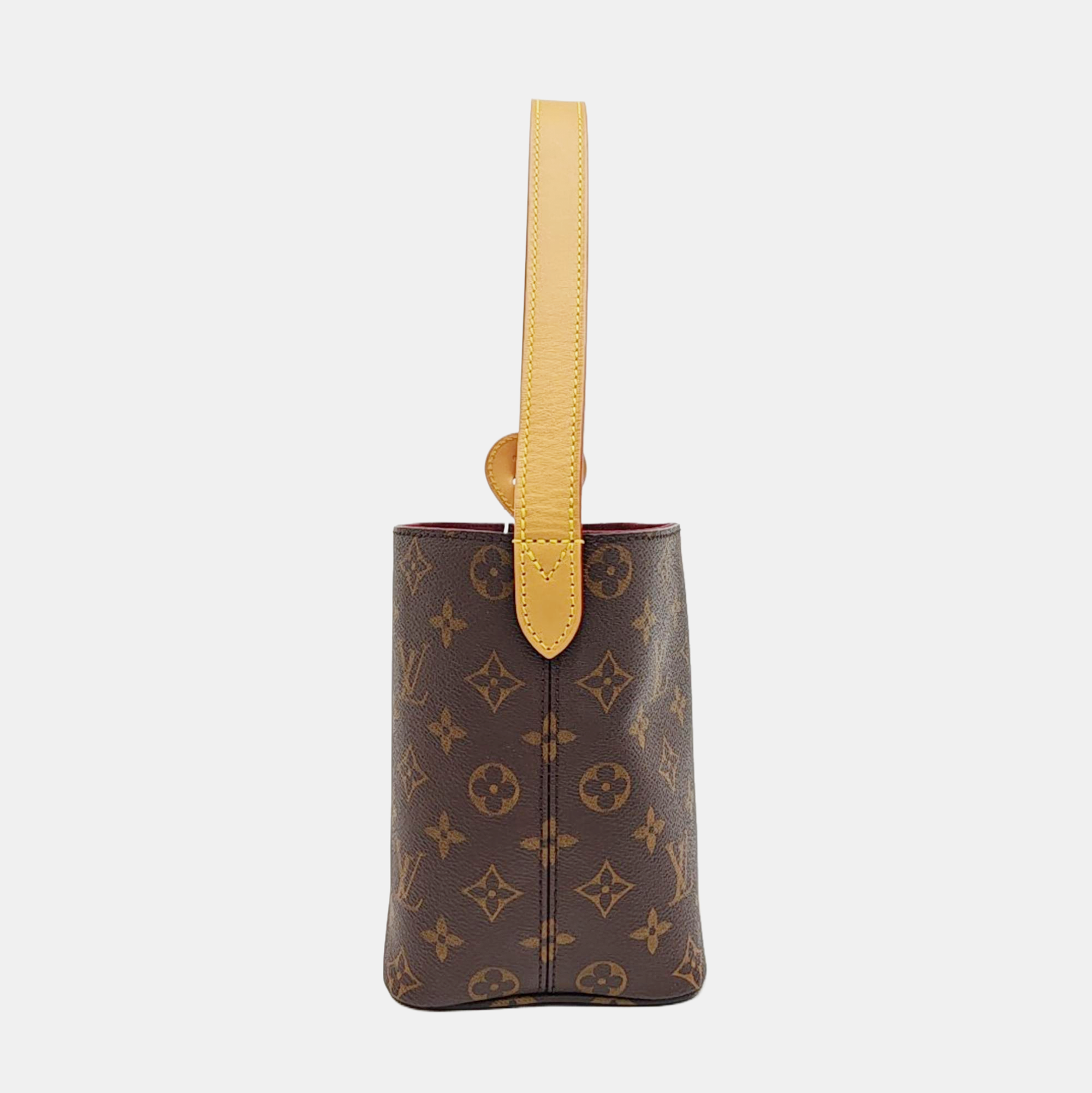 ALL IN Monogram Coated Canvas Brown