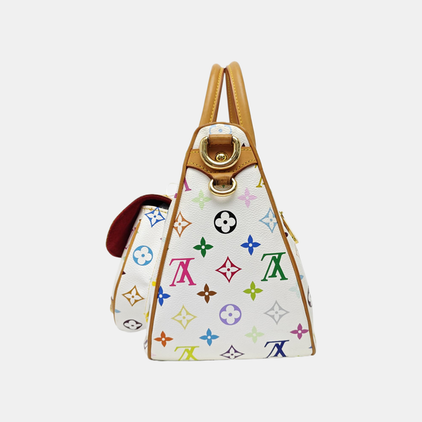 LV × TM RITA Monogram Coated Canvas White