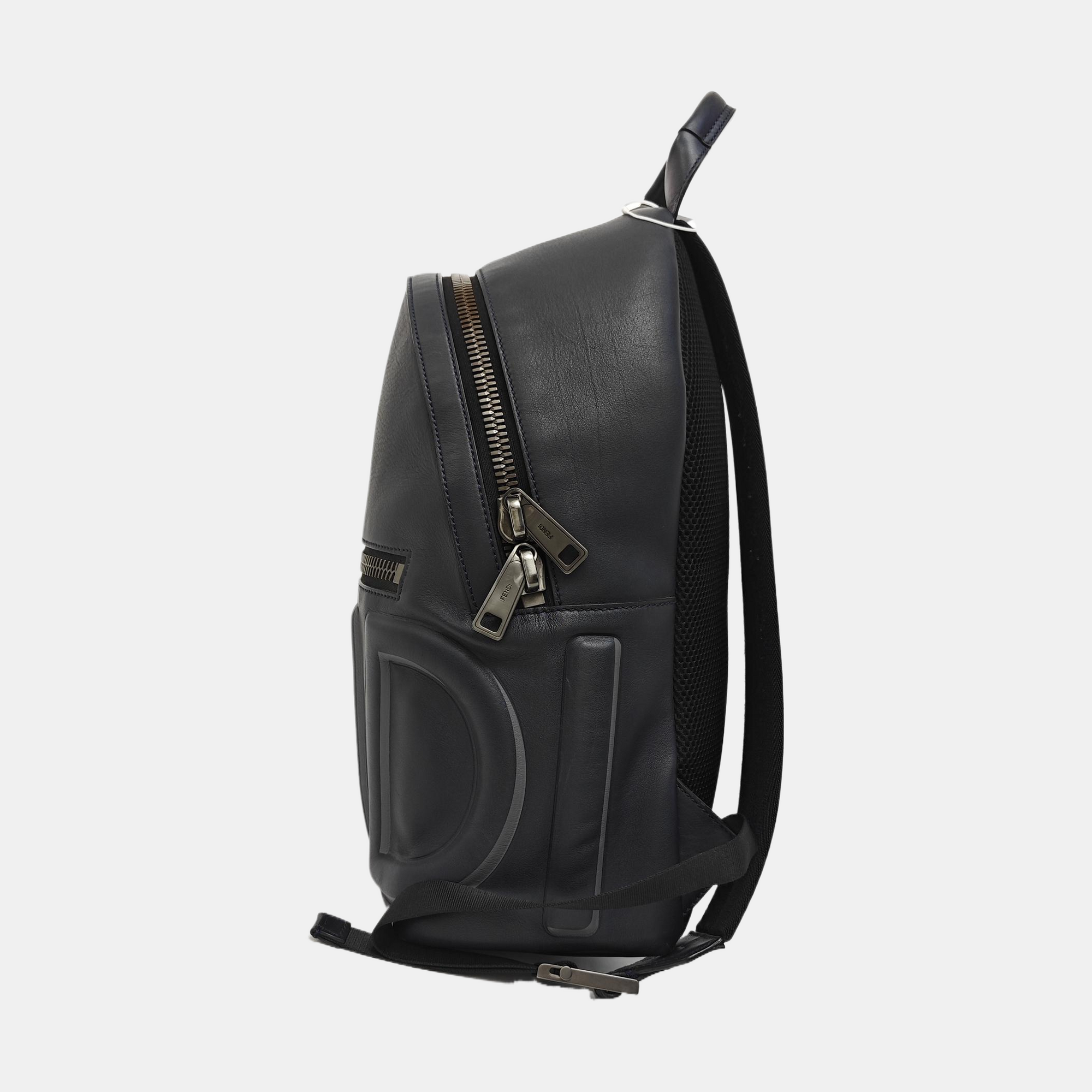 Calfskin Backpack Black