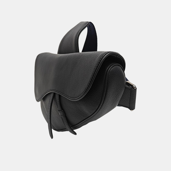 Saddle Medium Calfskin Blue