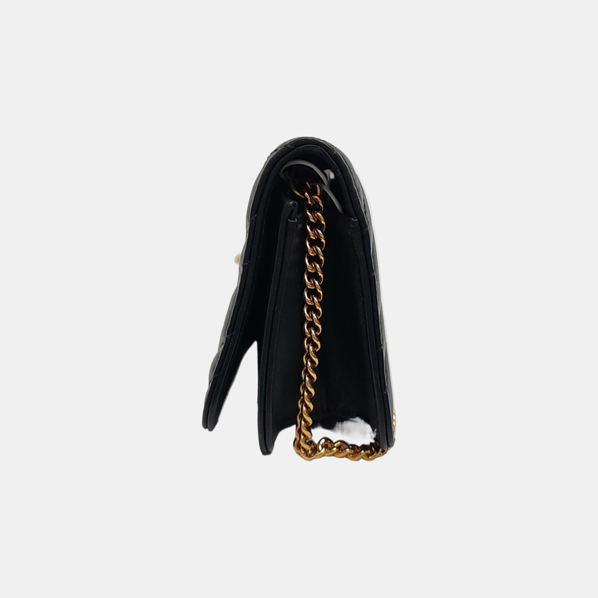 GG Marmont Super Mini Quilted Calfskin Black