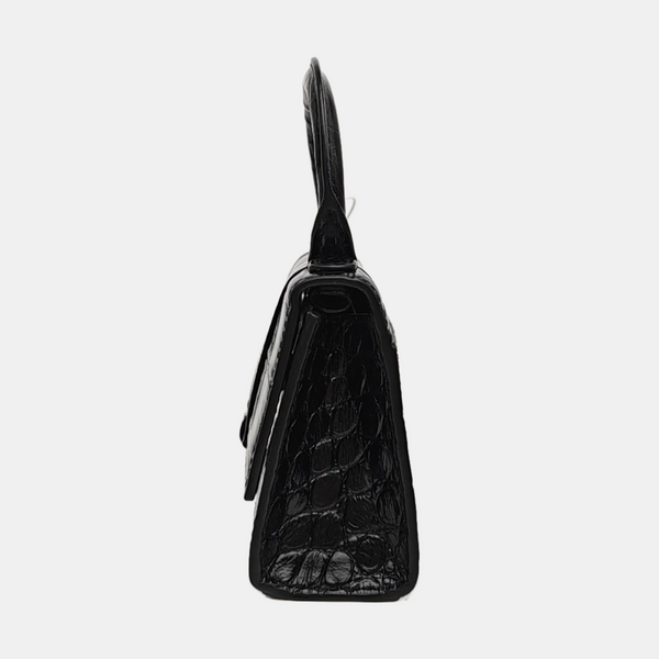 Hourglass Mini Calfskin Black