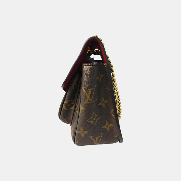 PASSY Monogram Coated Canvas Brown