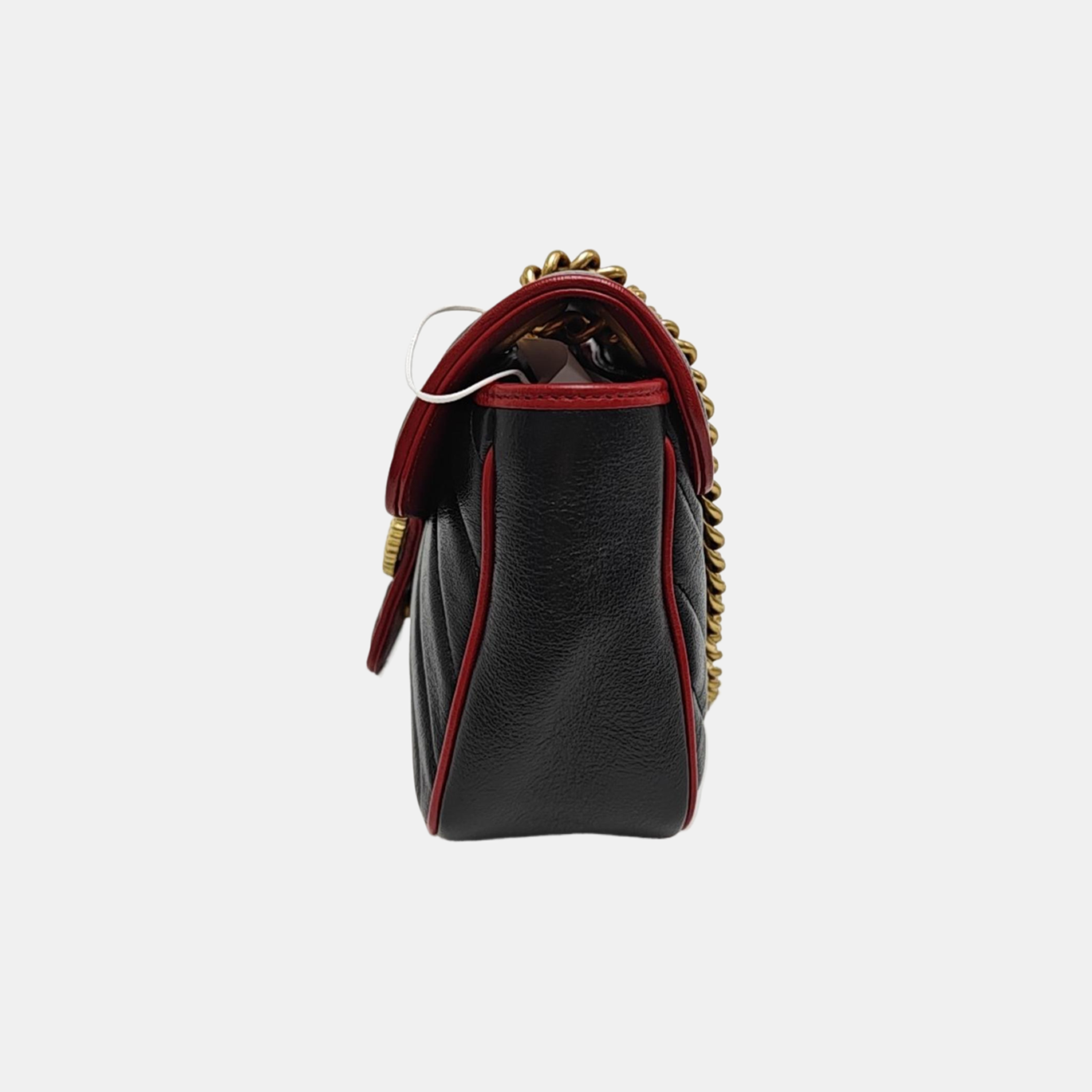 GG Marmont Medium Quilted Calfskin Black