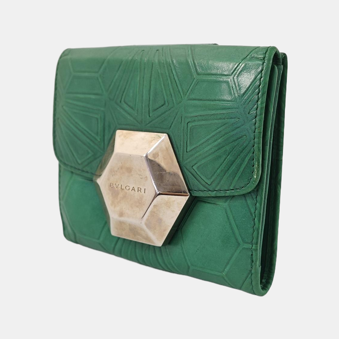 Calfskin Wallet Green