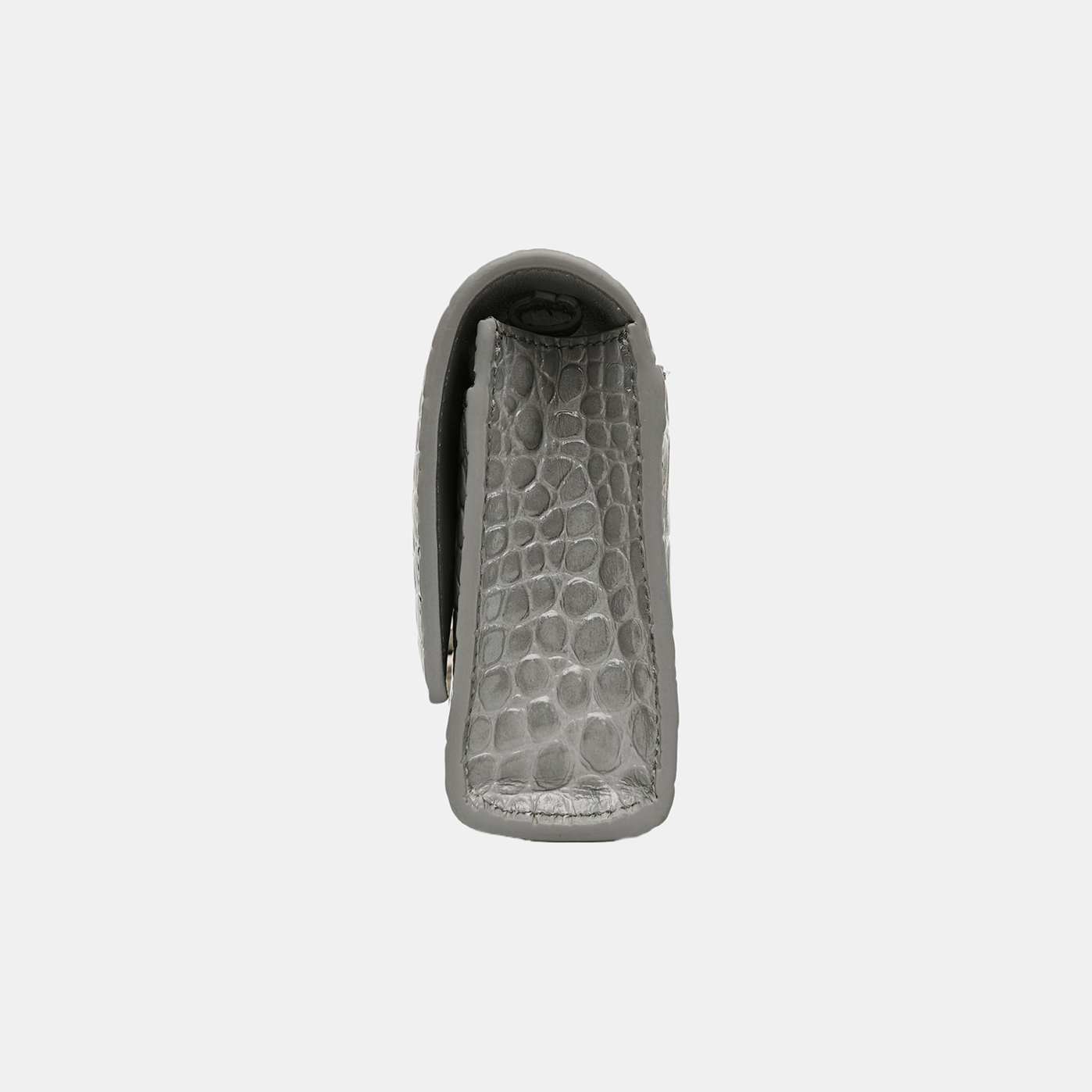 Hourglass Wallet On Chain Mini Calfskin Gray