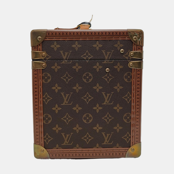 COFFRET TRÉSOR Monogram Coated Canvas Brown