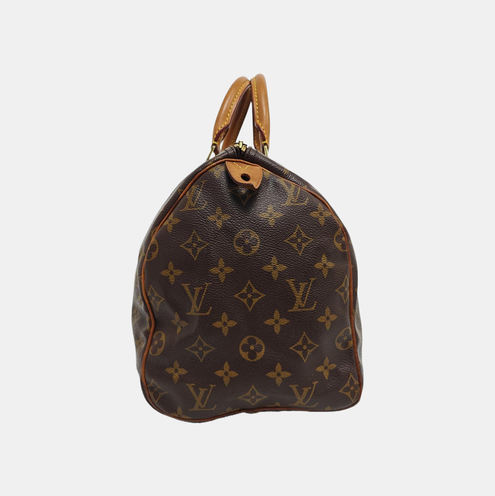 SPEEDY 30 Monogram Coated Canvas Brown