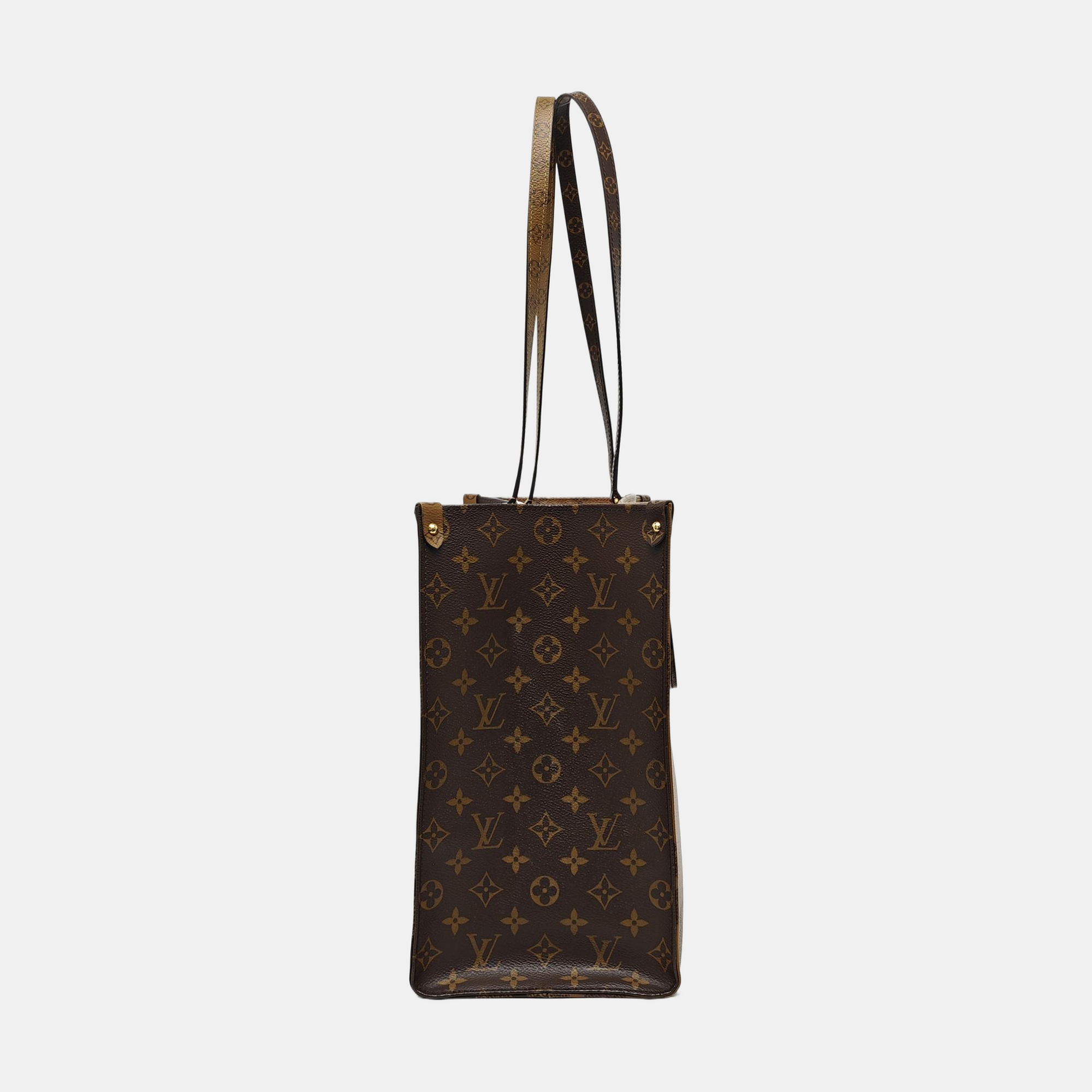 ONTHEGO GM Monogram Coated Canvas Brown
