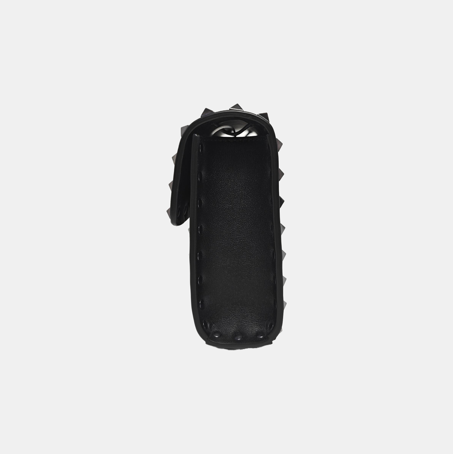 Rockstud Calfskin Black