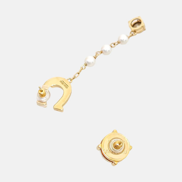 Metal Gold Stud Earrings