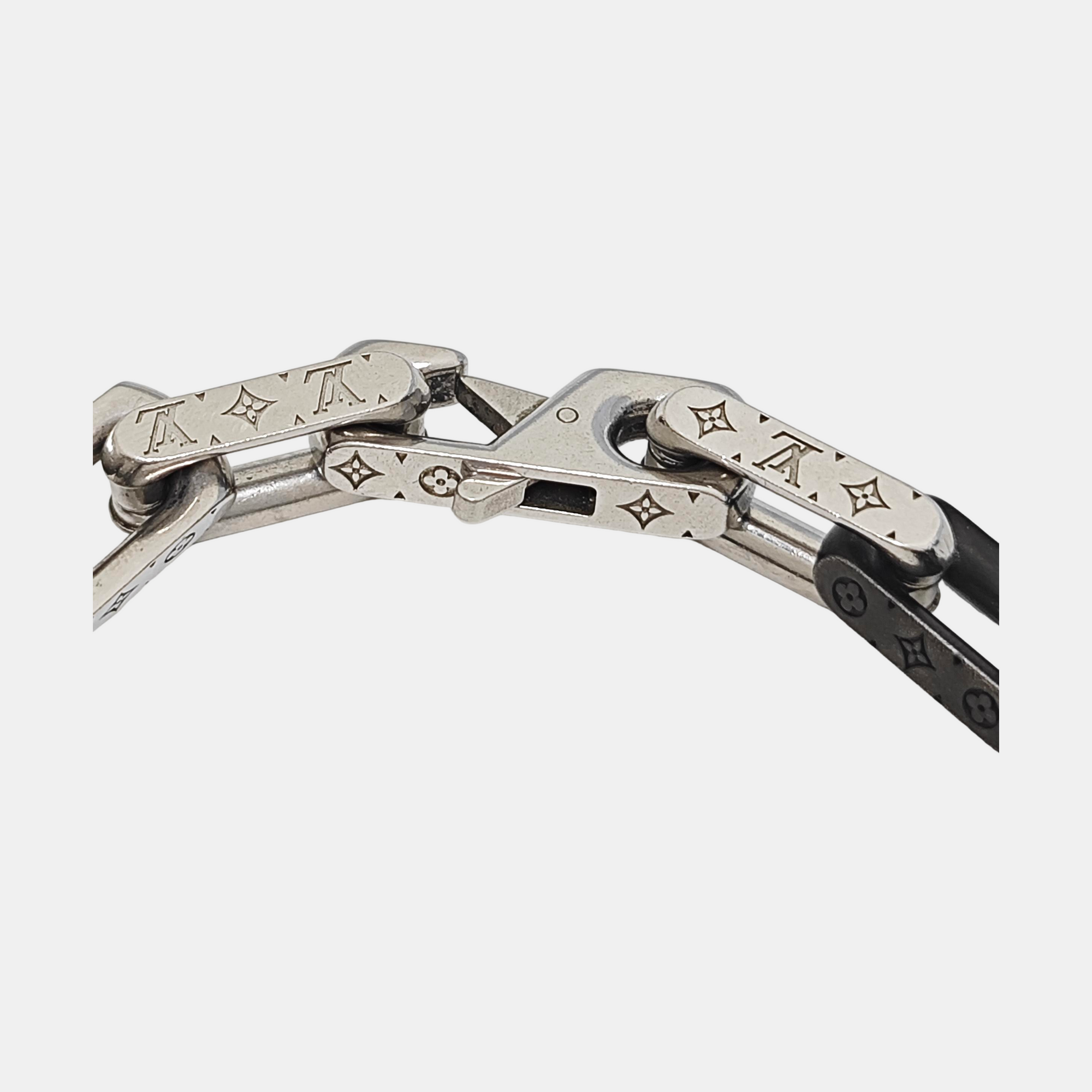 MONOGRAM CHAIN Metal Silver Bracelet