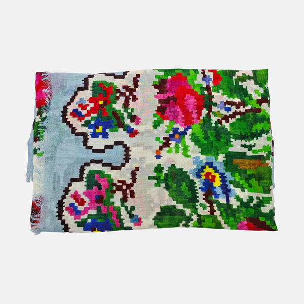 Pañuelo de modal multicolor