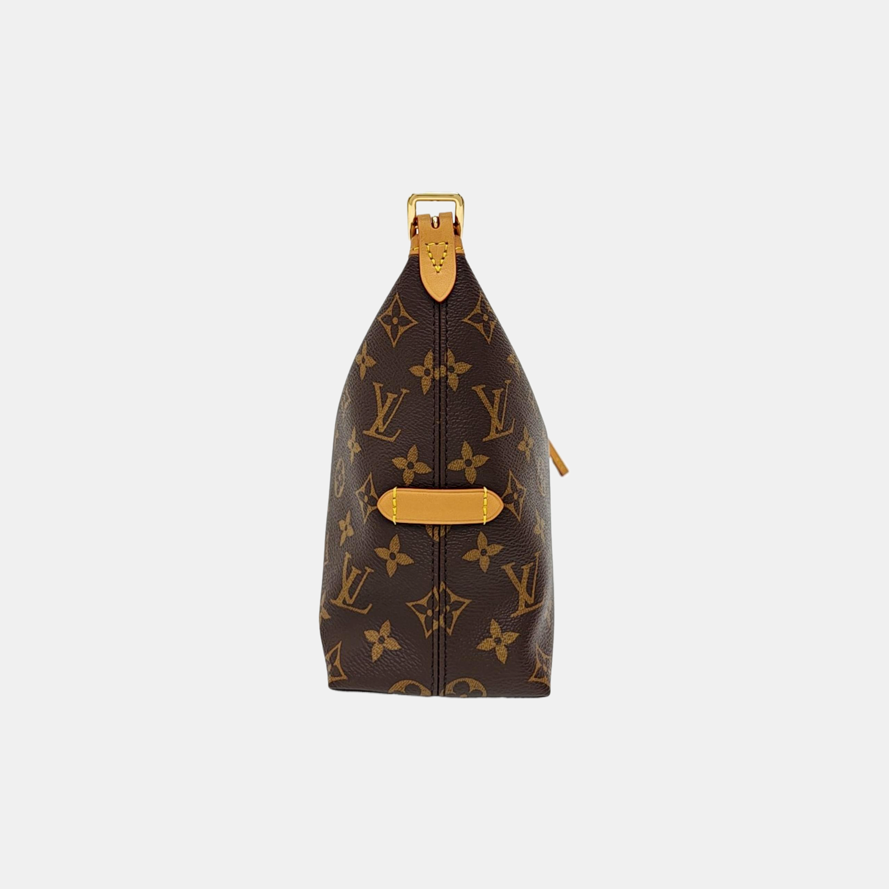 CARRYALL Small Monogram Coated Canvas Brown