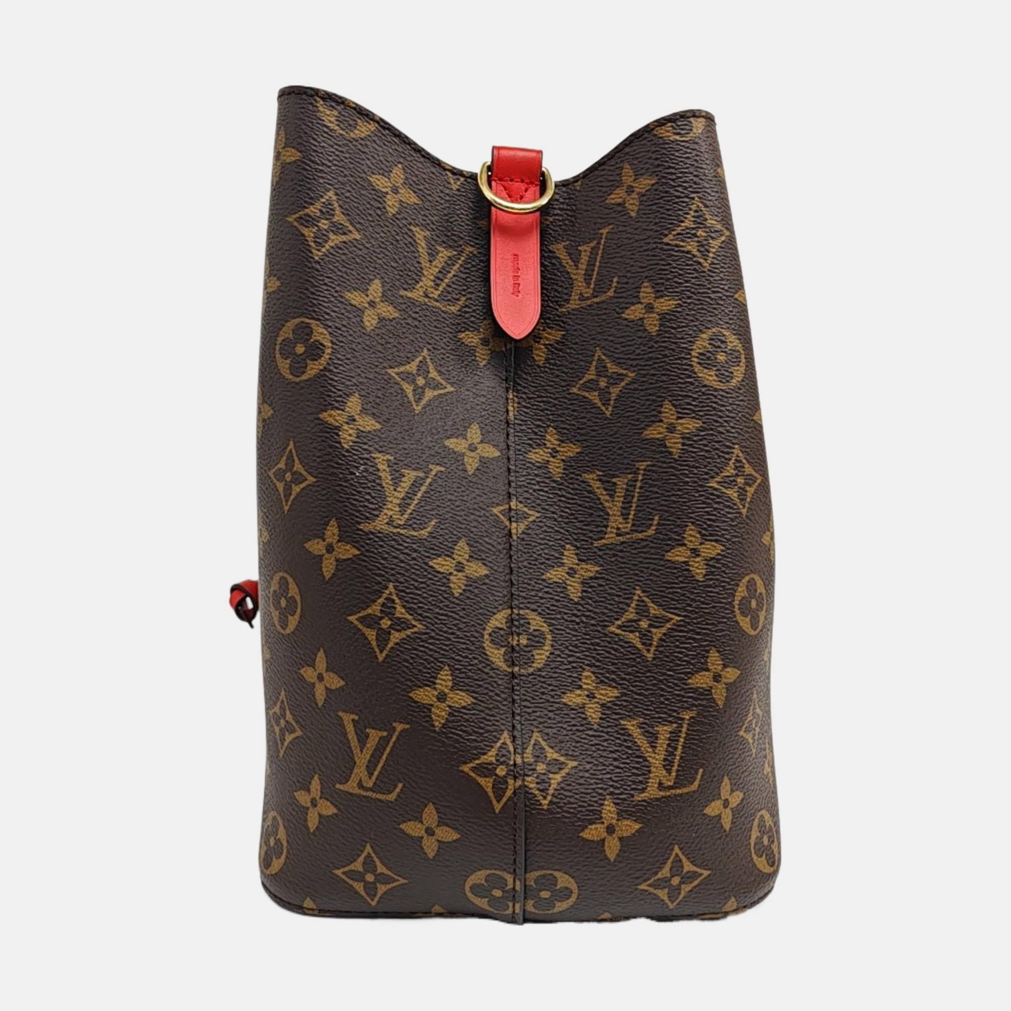 NÉONOÉ MM Monogram Coated Canvas Brown
