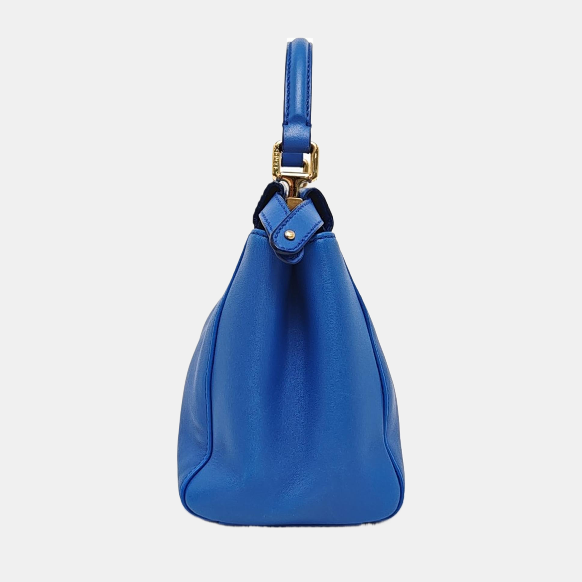 Authenticated pre-owned  Peekaboo Mini Calfskin Blue - Tote Bag at Looply