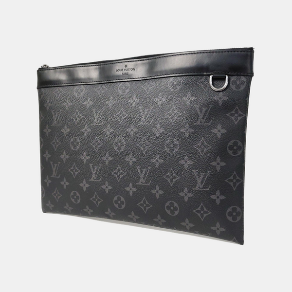 DISCOVERY Monogram Coated Canvas Gray