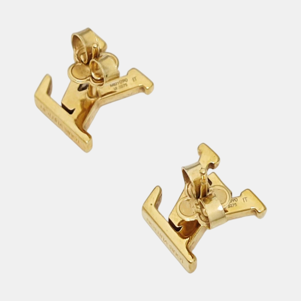Metal Gold Stud Earrings