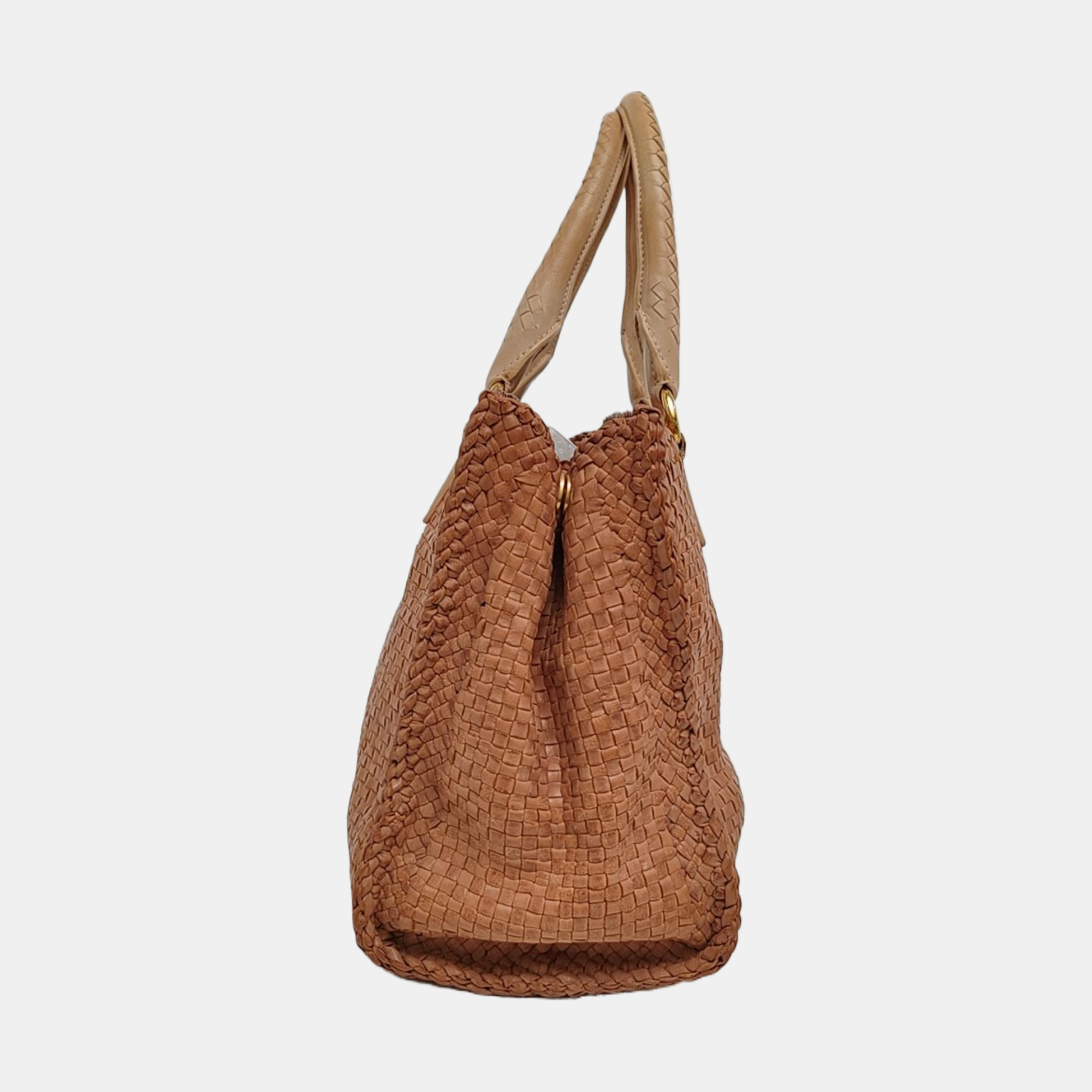 Calfskin Tote Bag Brown