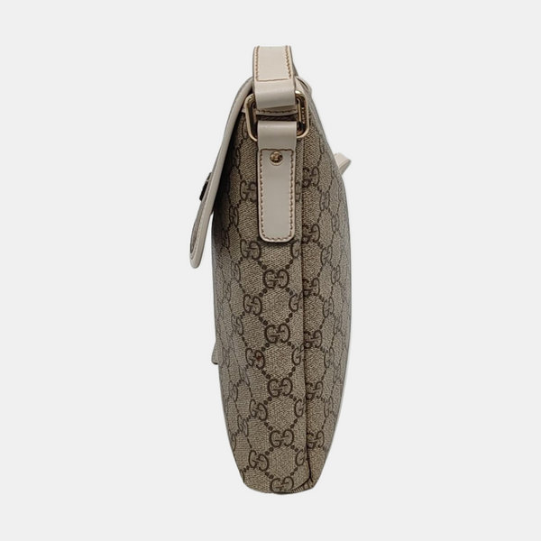 Ligne Shima Monogram Coated Canvas Beige
